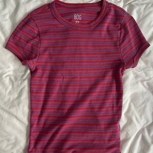 Striped Crop Top